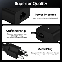 USB-C catu daya komputer 65W Desktop Laptop adaptor daya untuk Dell Chromebook Asus Lenovo HP Laptop MacBook ponsel