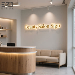 Gepersonaliseerde Led Interieur Exterieur Bewegwijzering, Gouden Nagelwinkel Kanaal Letters,Enseigne Lumineuse,Outdoor Storefront Borden - Product Image 3