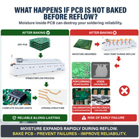 Service clé en main d'assemblage de cartes de circuits imprimés (PCB) pour serveurs IA, service clé en main de cartes de circuits multicouches, interconnexion haute densité, finition de surface ENIG pour PCBA