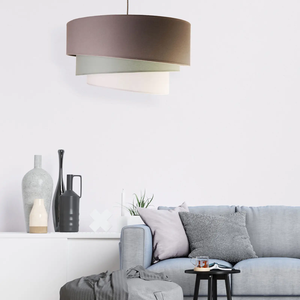 Tùy Chỉnh Hiện Đại Lớn Ba Lớp Vải Chụp Đèn Pendant Light Chandelier Treo Đèn Cho Phòng Khách Ăn Trang Trí Nội Thất - Product Image 3