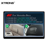 Monitor de Reposacabezas Android de 14 Pulgadas para Asiento Trasero de Auto para Benz Clase C/GLE/GLS/V, Qualcomm 662, 4+64GB, Pantalla Táctil, Entrada 4G HD, CE-XTRONS
