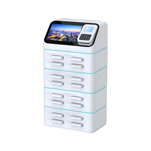 Station de location portable 16 emplacements en ABS ignifuge avec partage WiFi/4G et système de point de vente pour ordinateurs portables, montres connectées, appareils photo et écouteurs - Product Image 2