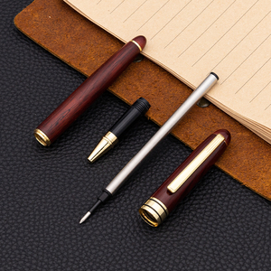 Vente en gros de stylos en bois pour entreprise scolaire Ensemble en bois d'<span class=keywords><strong>acajou</strong></span> Stylo en bois pratique pour cadeau de bureau d'affaires Ensemble en bois - Product Image 6