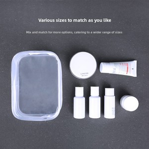 Fashion Transparent PVC Cosmetic Bag-Small Size Outdoor Waterproof Travel <strong>Washbag</strong> <strong>Large</strong> Capacity Ready-to-Ship Wholesale Set - Product Image 2