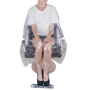 Desechables PE peluquería <span class=keywords><strong>de</strong></span> corte <span class=keywords><strong>de</strong></span> pelo permanente tinte <span class=keywords><strong>de</strong></span> cabello <span class=keywords><strong>cabo</strong></span> vestido transparente peluquería salón <span class=keywords><strong>en</strong></span> casa <span class=keywords><strong>de</strong></span> - Product Image 2