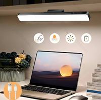 Lampe de bureau magnétique LED / veilleuse, rechargeable par type-C, adaptée à la lecture dans les armoires, les placards, etc.