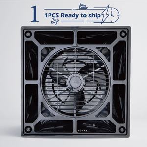 DC Motor Black Drop Ceiling Fan Reliable Cooling For Workspace And Study Area - Product Image 1