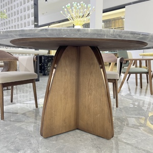 2 Person Marble <strong>Round</strong> Luxurious <strong>Extend</strong> Light Blue Outdoor <strong>Dining</strong> Room <strong>Table</strong> and Chair <strong>Uk</strong> Set for 8 4 6 - Product Image 5