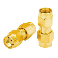 Conector RF RP SMA-JJ, Adaptador SMA de Doble Orificio con Rosca Interna a Rosca Interna