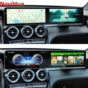 NaviHua pour Mercedes Benz Classe C GLC W205 X253 2015 2018 Autoradio multimédia Android Navigation Carplay Double écran Nouveau design - Product Image 3