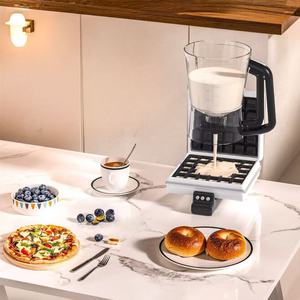 Separatori per Impasto <span class=keywords><strong>in</strong></span> Plastica Trasparente Durevole con Manico Viola per Versare Facilmente, Set di Attrezzature per la Preparazione di Pancake <span class=keywords><strong>e</strong></span> Muffin - Product Image 5