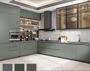 Vermonhouzz Manufacturer Custom Complete <strong>Accessories</strong> High Gloss <strong>Grey</strong> Pantry Furniture <strong>Kitchen</strong> Cabinets Luxury <strong>Kitchen</strong> Cabinets - Product Image 2