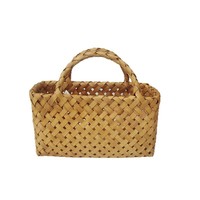 Panier Cadeau du Nouvel An en Bois, Panier Souvenir en Bois de Style Chinois, Forme Rectangulaire, Emballage Cadeau Original, Grande Usine
