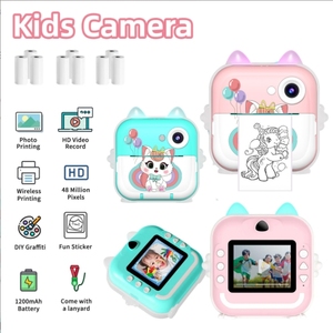 Appareil photo instantané pour enfants, cadeaux de Noël et d'anniversaire, appareil photo numérique instantané <span class=keywords><strong>avec</strong></span> papier d'impression, pour selfies et vidéos - Product Image 4