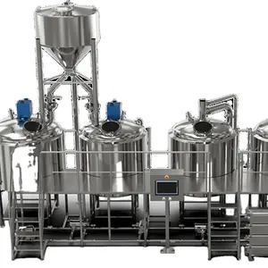 Equipo de fabricación de cerveza, Cervecería, tanques de cerveza artesanales, 5 recipientes, a la venta