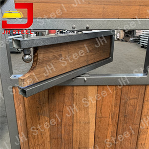 แผงคอกม้าเหล็กชุบสังกะสีแบบฮังการีพร้อมเคลือบสนิมและมั่นคงม้า - Product Image 5