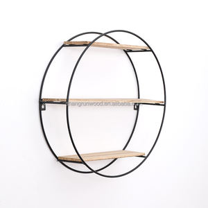 Estante Flotante de Pared Antiguo, Estantes Decorativos de Madera para Macetas, para Spa de Belleza o Salón de Belleza, Tienda Minorista - Product Image 3