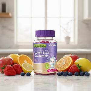 Caramelle Gommose con Luteina Esterificata e Zeaxantina, Aromatizzate alla Frutta, OEM ODM Etichetta Bianca |   Caramelle al gusto naturale di frutta per la cura degli occhi con logo personalizzato - Product Image 1