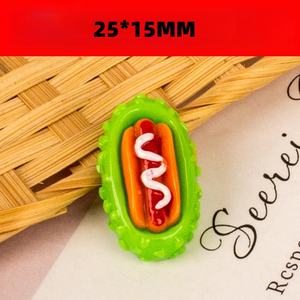 Vente en gros de pain grillé pour jouer à <span class=keywords><strong>manger</strong></span>, accessoires de bricolage, bijoux en résine pour la décoration - Product Image 6