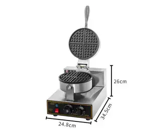 double belgium belgian electric mini commercial bubble waffle cone maker machine