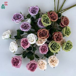 Austin Anna <b>Artificial</b> Roses Silk <b>Flowers</b> Wedding Decor Props Floral <b>Arrangements</b> - Product Image 2