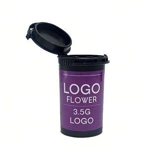 Custom-Colored Matte Opaque Child Resistant Pop Top Vials Smell Proof CR Packaging Dry Botanical Flower Tea Tobacco Container - Product Image 5