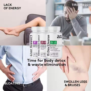 Gençlik <span class=keywords><strong>Tonic</strong></span> 3X vücut temizlemek detoks hapları 120 kapsül bitkisel takviyeler kadın erkek destek sağlıklı karaciğer kolon fonksiyonu - Product Image 1