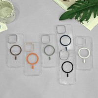 Funda de Teléfono Magnética Inalámbrica Antichoque Transparente de PC a Precio de Fábrica para 16 15 14 13 12 11 Pro Max