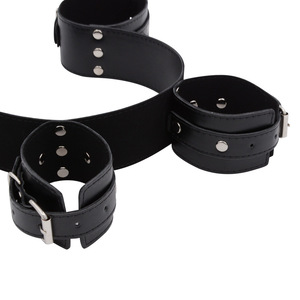 Menottes SM en cuir PU pour chevilles, pour femmes et couples, pour jeux de bondage et de contrainte, jouets sexuels - Product Image 5