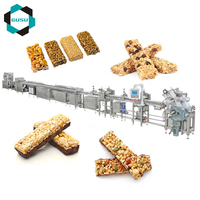 Ligne de production automatique GUSU 380V de barres de céréales, de chocolat et de protéines, capacité personnalisée