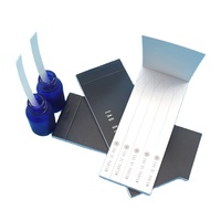 Bandes de test de parfum personnalisées en carton absorbant pour échantillons de parfum, étiquettes imprimées pour brochure olfactive