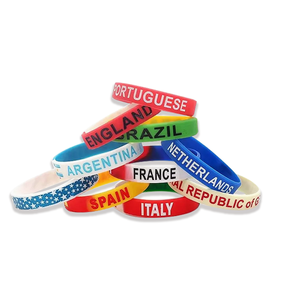 Sıcak satış özel baskılı silikon kauçuk spor bileklik promosyon etkinlikleri için kişiselleştirilmiş Logo bilezik bilekliği spor - Product Image 4