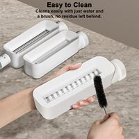 Machine à pâtes électrique 3-en-1, comprend un rouleau à pâtes, une trancheuse à spaghetti et une trancheuse à fettuccine avec brosse de nettoyage
