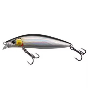 Luya appât perche espagnol maquereau leurre de pêche écarlate système de mouche morte plaque de langue courte revêtement Laser Mino pour la natation complète - Product Image 1