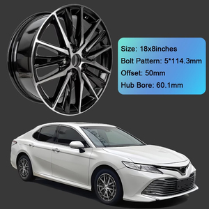 Envío Gratis, Llantas de Aleación Forjadas de 18 Pulgadas, Sección 18x8J 5x114.3 ET50 mm, para <span class=keywords><strong>TOYOTA</strong></span> <span class=keywords><strong>CAMRY</strong></span> 2018 2019 2020 2021 <span class=keywords><strong>2022</strong></span> - Product Image 4