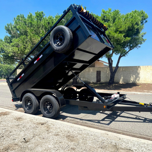 Fairly Used Premium Quality Steel Hydraulic Rear Tipper Semi Trailer Custom Color Size 14' 15-20T Payload Weberlane Dump Trailer - Product Image 1