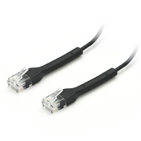 Cable de Conexión Ethernet UTP Cat6a Flexible y Delgado HOTION, Color Blanco, Conector RJ45 Ultra Delgado, Ahorro de Espacio de 0.5-30M