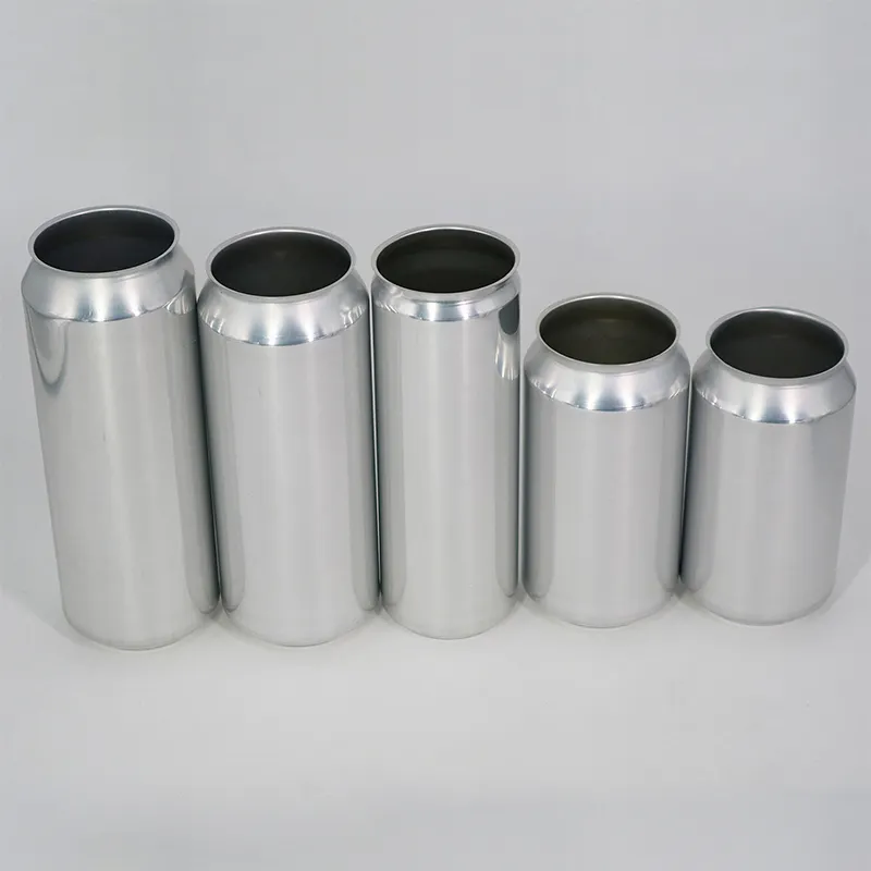 Kaleng minuman ringan kaleng aluminium kinerja tinggi untuk kaleng minuman standar 500ml