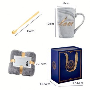 Juego de Regalos Personalizados, Recuerdos de Boda, Regalos para Invitados, Taza de Café con Logotipo Personalizado y Toalla, Regalos para el Día de la Madre - Product Image 4
