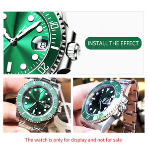 1 pezzo ciclope vetro quadratino rotondo vetro con lente orologi negozio di cristallo accessori accessori parti orologio - Product Image 4