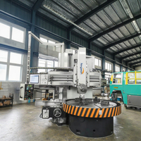 Torno CNC Vertical para Metal con Accionamiento de Alto Torque para Corte Intermitente de Anillos de Acero Endurecido y Bridas de Gran Diámetro