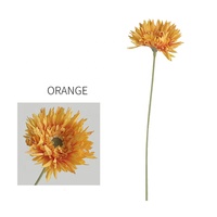 Rangkaian Bunga Krisan Persia Buatan 42cm Kain Kain Keras Berisi Bunga Daisy Gerbera untuk Hari Thanksgiving dan Hari Ibu