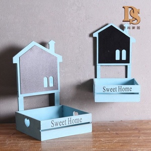 Fioriera in Legno Intagliato Stile Europeo con Lavagna, Decorazione da Parete per Interni e Balconi - Product Image 2