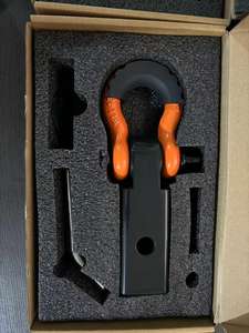 2-Zoll-Anhängerkupplungsstiftempfänger D-Ring Schäkel Hochleistungs-Massiv 3/4 ''Schäkel halterung LKW-Abschlepp zubehör Anhänger kupplungs empfänger - Product Image 4