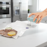 Ensemble de contenants alimentaires sous vide écologiques USB - Sans BPA, ABS, préservateur de fraîcheur automatique, design détachable, capacité de 1 à 3 L