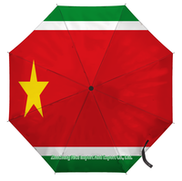 Paraguas plegable con bandera de Guadalupe, apertura y cierre automático, compacto, portátil, grande, para protección contra la lluvia, resistente al viento