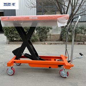 Wgzn मैनुअल लिफ्ट टेबल मोबाइल कैंची लिफ्ट ट्रॉली कार, कैंची लिफ्ट पोलाफार्म, बिक्री के लिए मैनुअल प्लेटफॉर्म लिफ्ट - Product Image 2