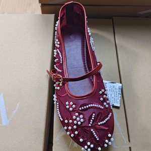Scarpe Mary Jane piatte da donna ZA 2026 nuovo stile con ricamo tradizionale cinese e <span class=keywords><strong>sandali</strong></span> <span class=keywords><strong>bianchi</strong></span> - Product Image 6