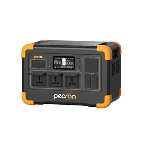 Station d'alimentation portable rechargeable PECRON E1000LFP 1800W à onde sinusoïdale pure avec MPPT, lampe de poche, chargeur de voiture, pour camping et usage domestique de secours - Product Image 1