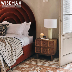 MUEBLES WISEMAX, muebles <span class=keywords><strong>de</strong></span> dormitorio antiguos, armario <span class=keywords><strong>de</strong></span> almacenamiento <span class=keywords><strong>Retro</strong></span> para el hogar, mesita <span class=keywords><strong>de</strong></span> <span class=keywords><strong>noche</strong></span> <span class=keywords><strong>Vintage</strong></span> <span class=keywords><strong>de</strong></span> madera maciza, mesita <span class=keywords><strong>de</strong></span> <span class=keywords><strong>noche</strong></span> - Product Image 2